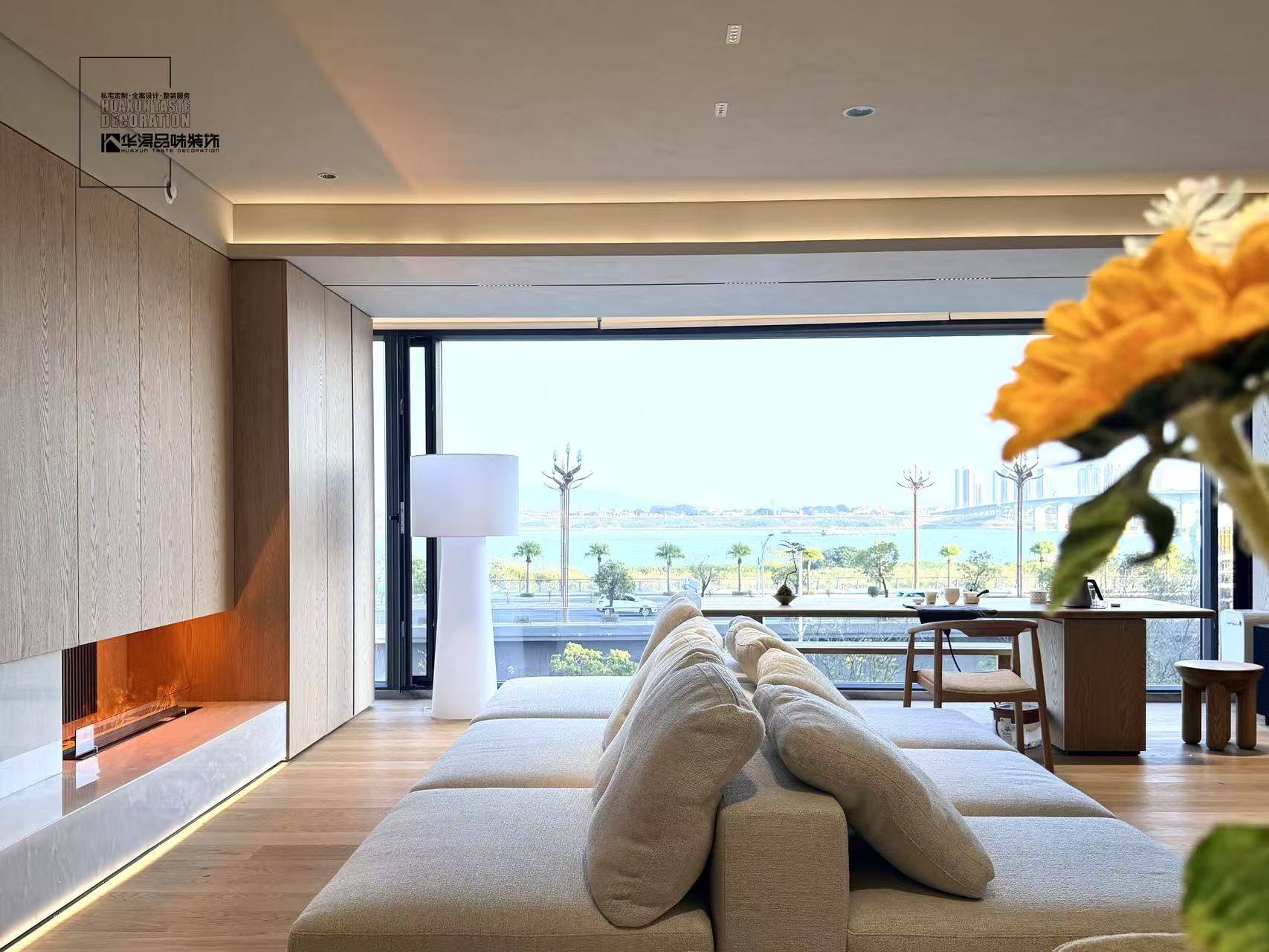 213m²滨江壹号原木极简